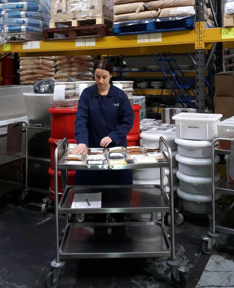 Crosbie keeping things Safe & Clean in the Mustard Kitchen