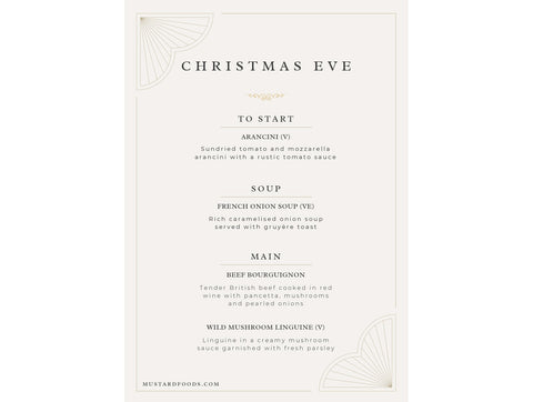 Festive Menus
